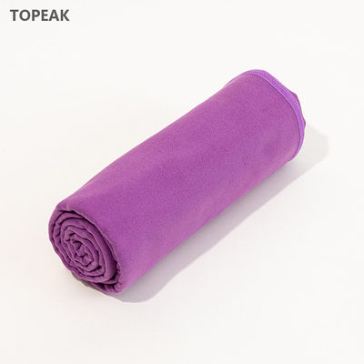 Het Suèdehanddoek van yoga Absorberende Super Microfiber Antislip met Mesh Bag 1.6m