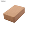 Grote Cork Yoga Brick Mat Stretch-Reeks van 2